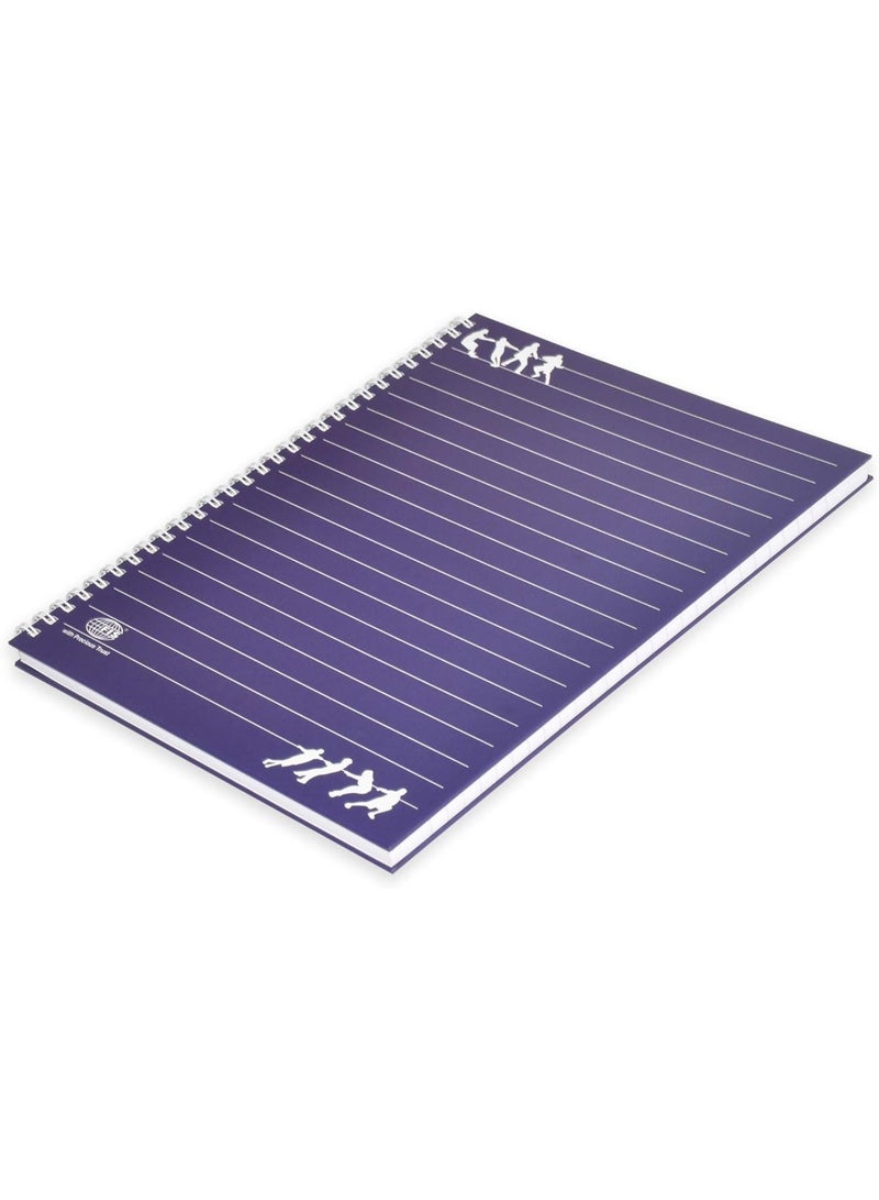 FIS Spiral Hard Cover Notebook Single Line 10X8 Inch, 100-Sheets 5-Piece - FSNBS1081905 - Image 2